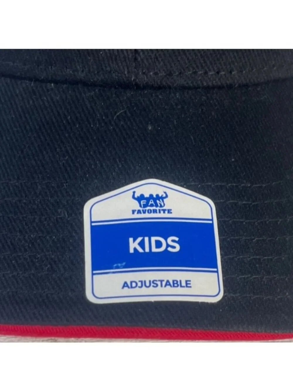 Cleveland Guardians Kids Adjustable Baseball Cap Hat Black Red New Fanwear